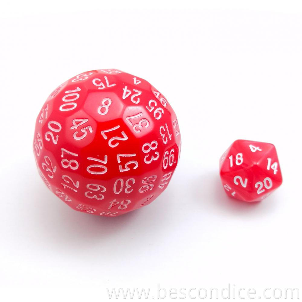 Polyhedral Dice 100 Sides 2